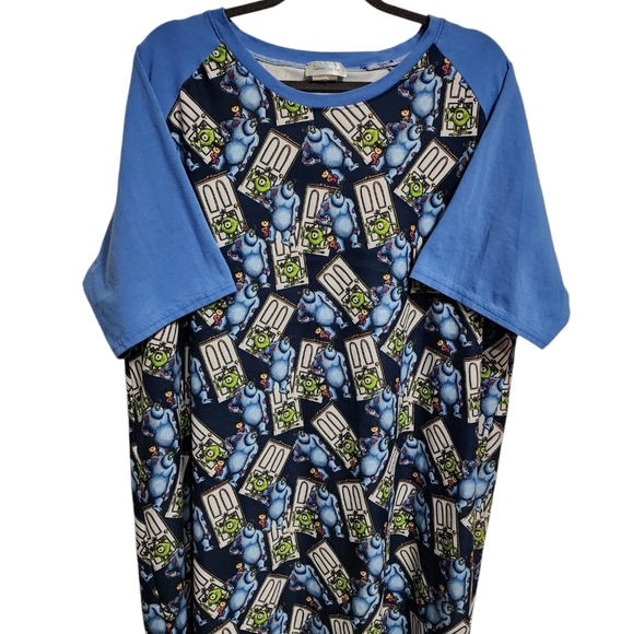 Enchanted Dress Shop Boutique Disney Pixar Monsters Inc Raglan Unisex Shirt 2XL - Picture 1 of 5